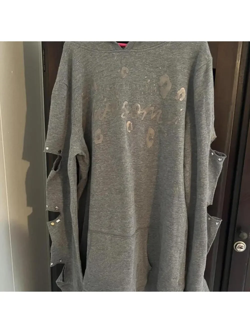 Justice Kid's Grey Casual-dress