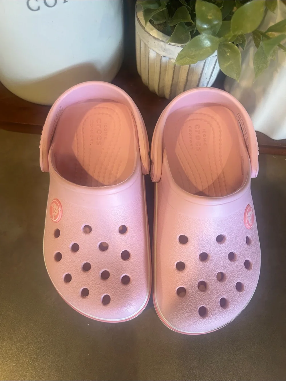CROCS euc new these