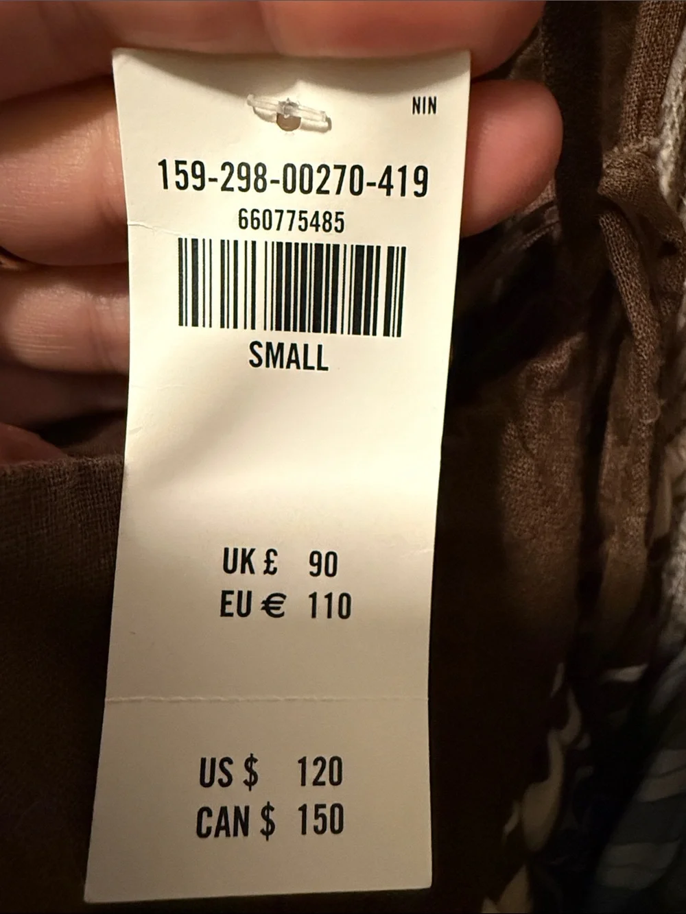 Abercrombie & Fitch never worn