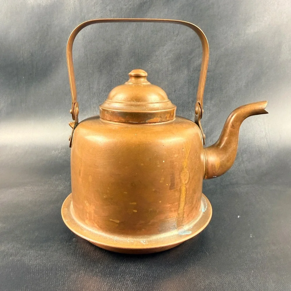 Vintage OPA Helsinki Finland Copper Teakettle 1L Made Finland