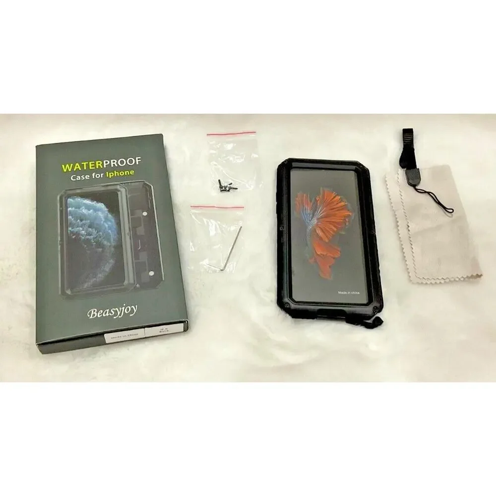 Beasyjoy Waterproof Case‎ for Iphone iP X Black