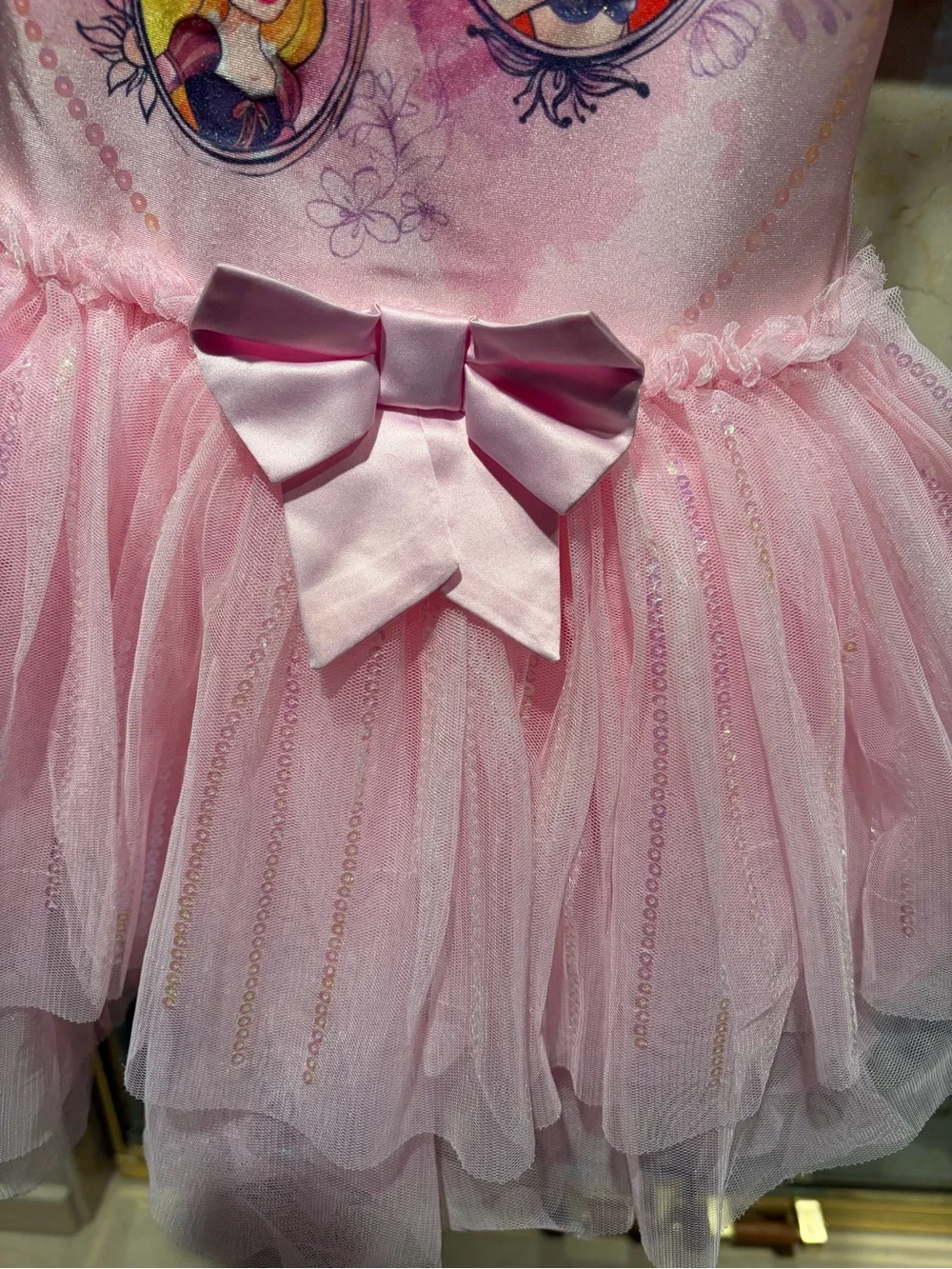 Disney Store Pink Princess Tutu Dress for Kids - Sleeveless Costume