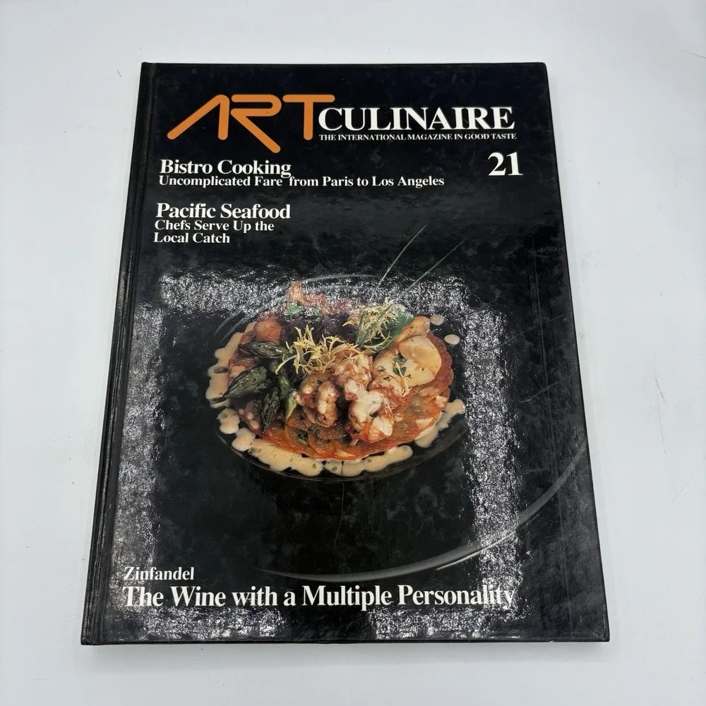 Art Culinaire 21 International Magazine‎ Good Taste Mitterer Hardcover 1991 Vtg