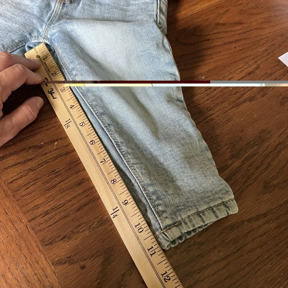 Old Navy Fleece Lined Blue Jeans Boyfriend Snow Warm 2t