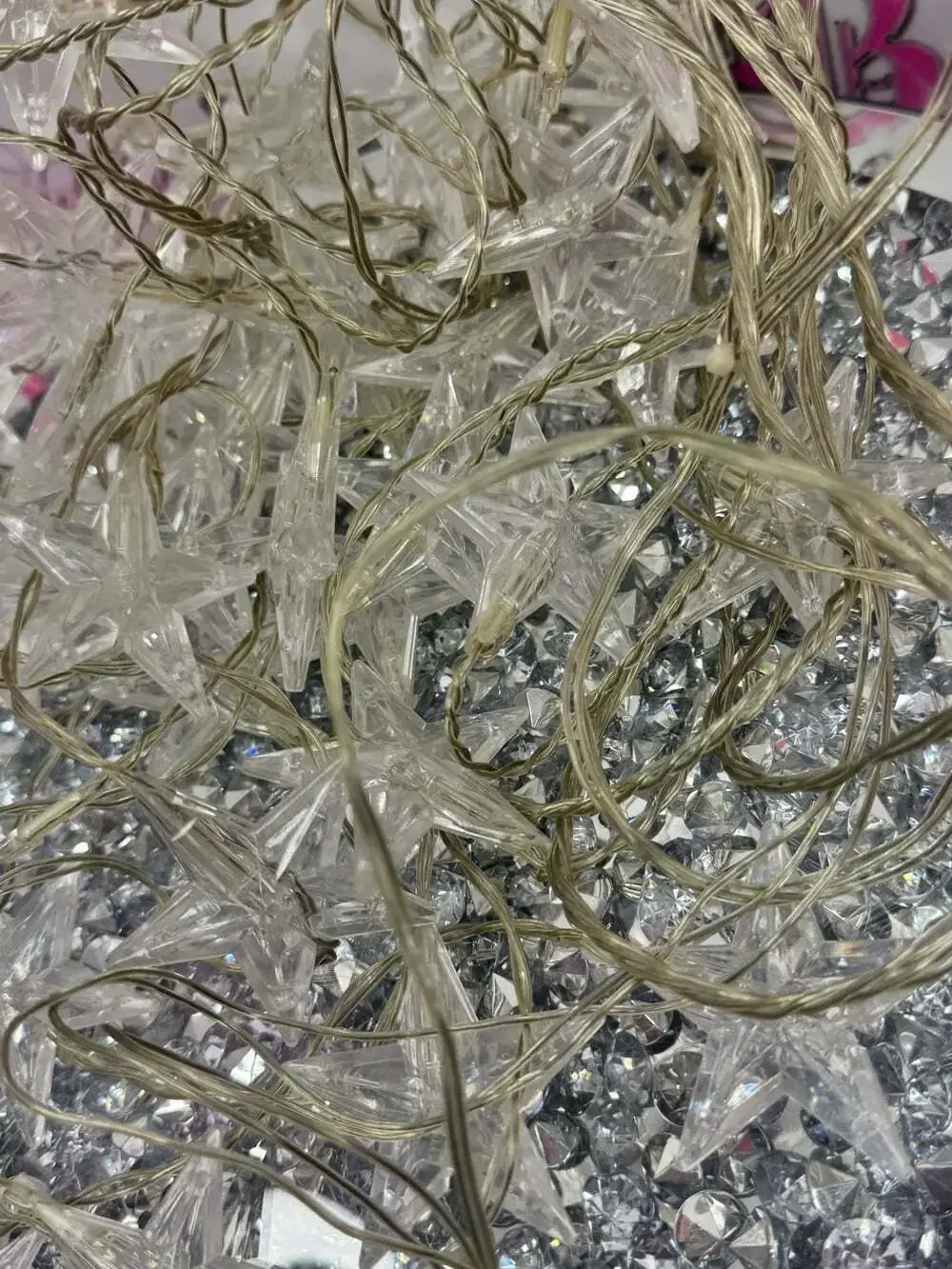 Undefined clear plastic