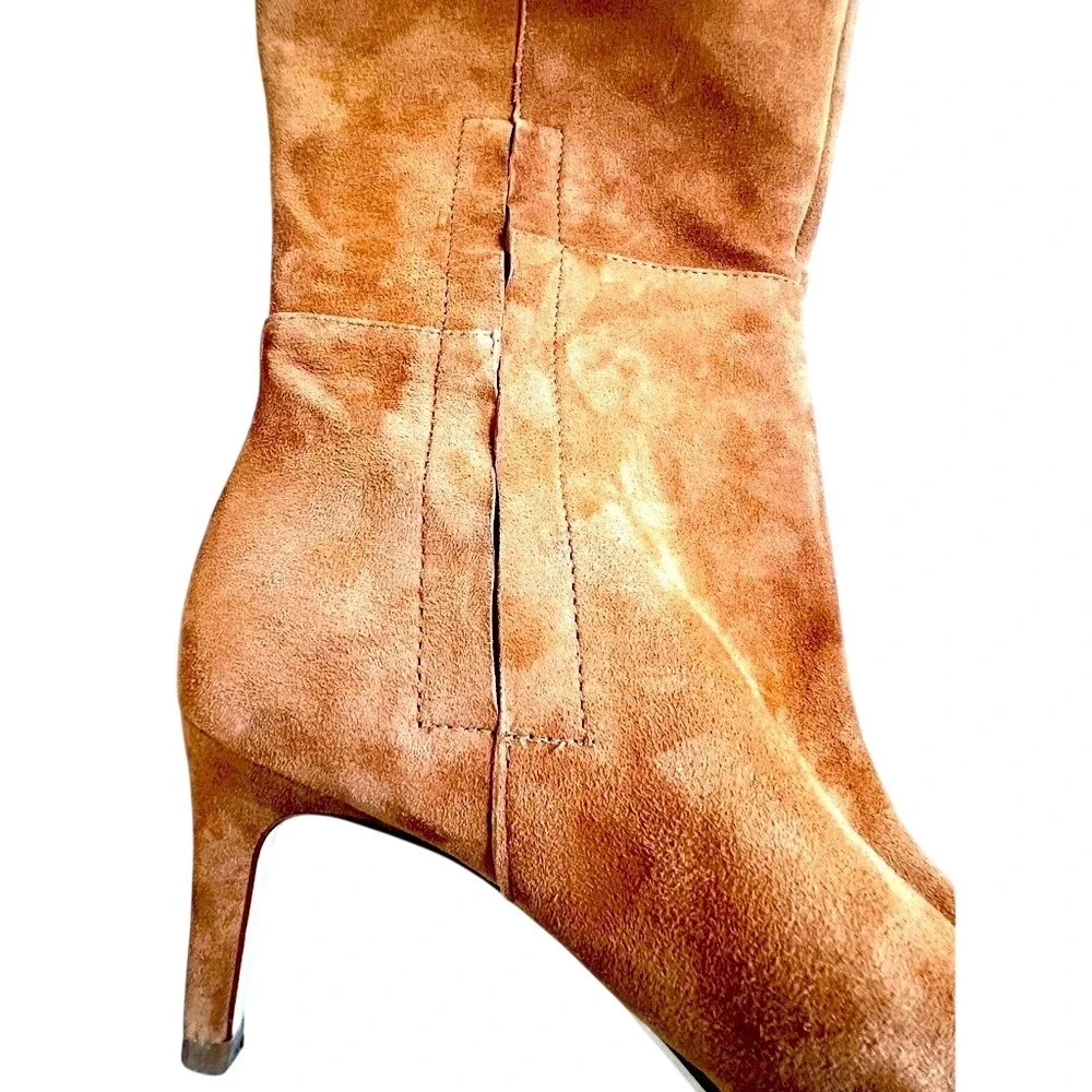 Cole Haan Vandam Over-the-Knee boots Color Golden Honey‎ Suede, Size 7.5
