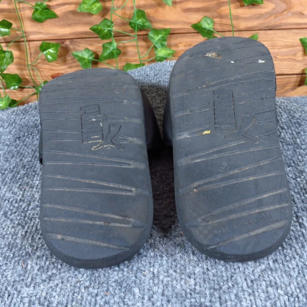 Puma Cool Cat Men Sandal Size 7 Casual‎ Athletic Slide Black Pink Synthetic