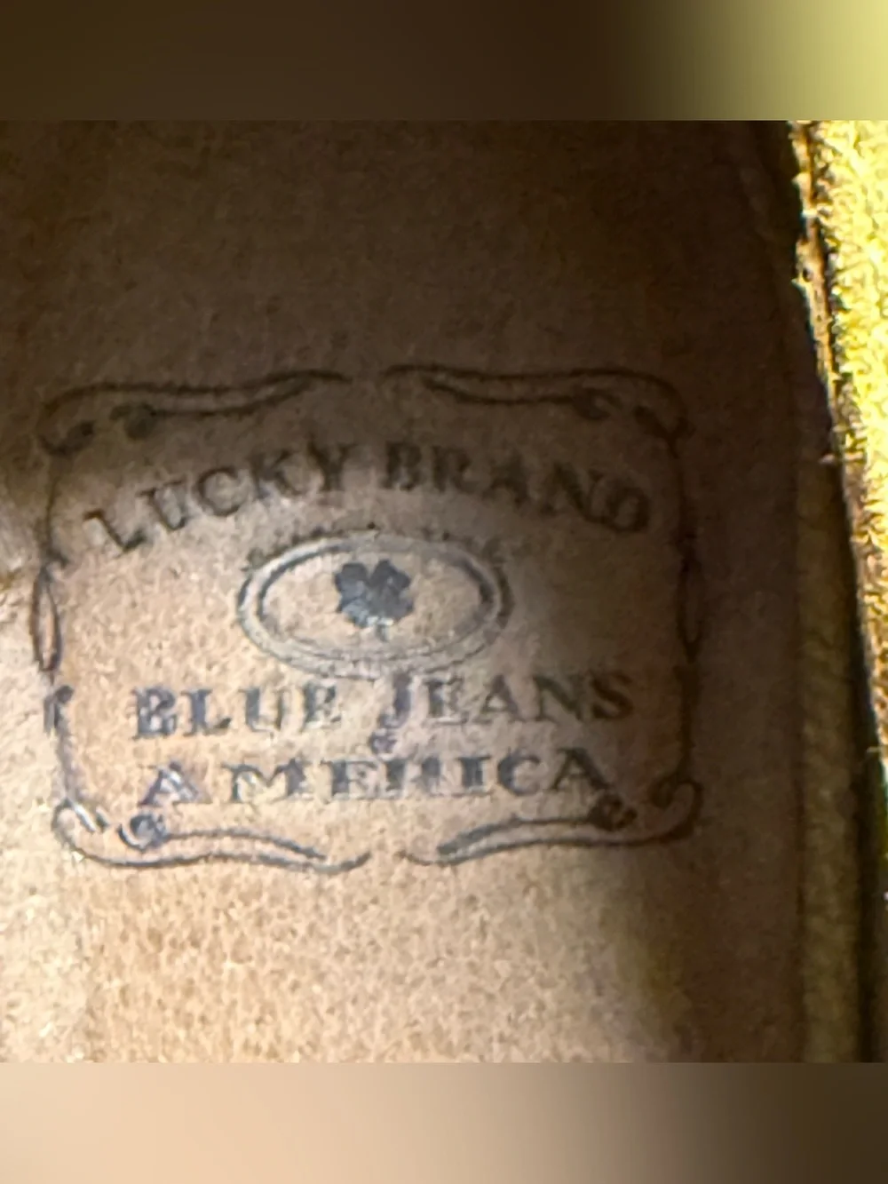Lucky Brand elegant mustard