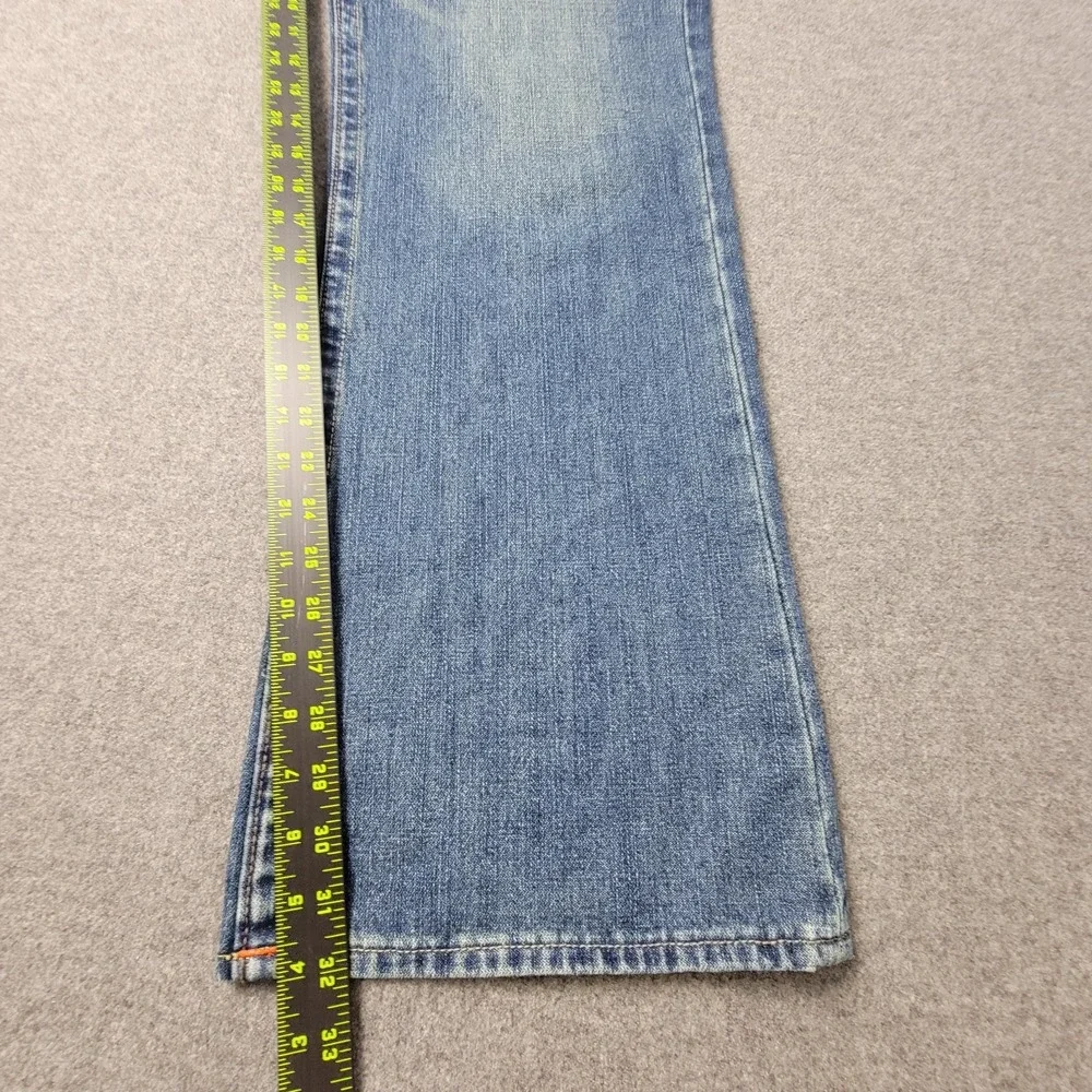 True Religion Billy Jeans Men's 40x33 Bootcut Blue‎ Denim Koi Embroidery USA