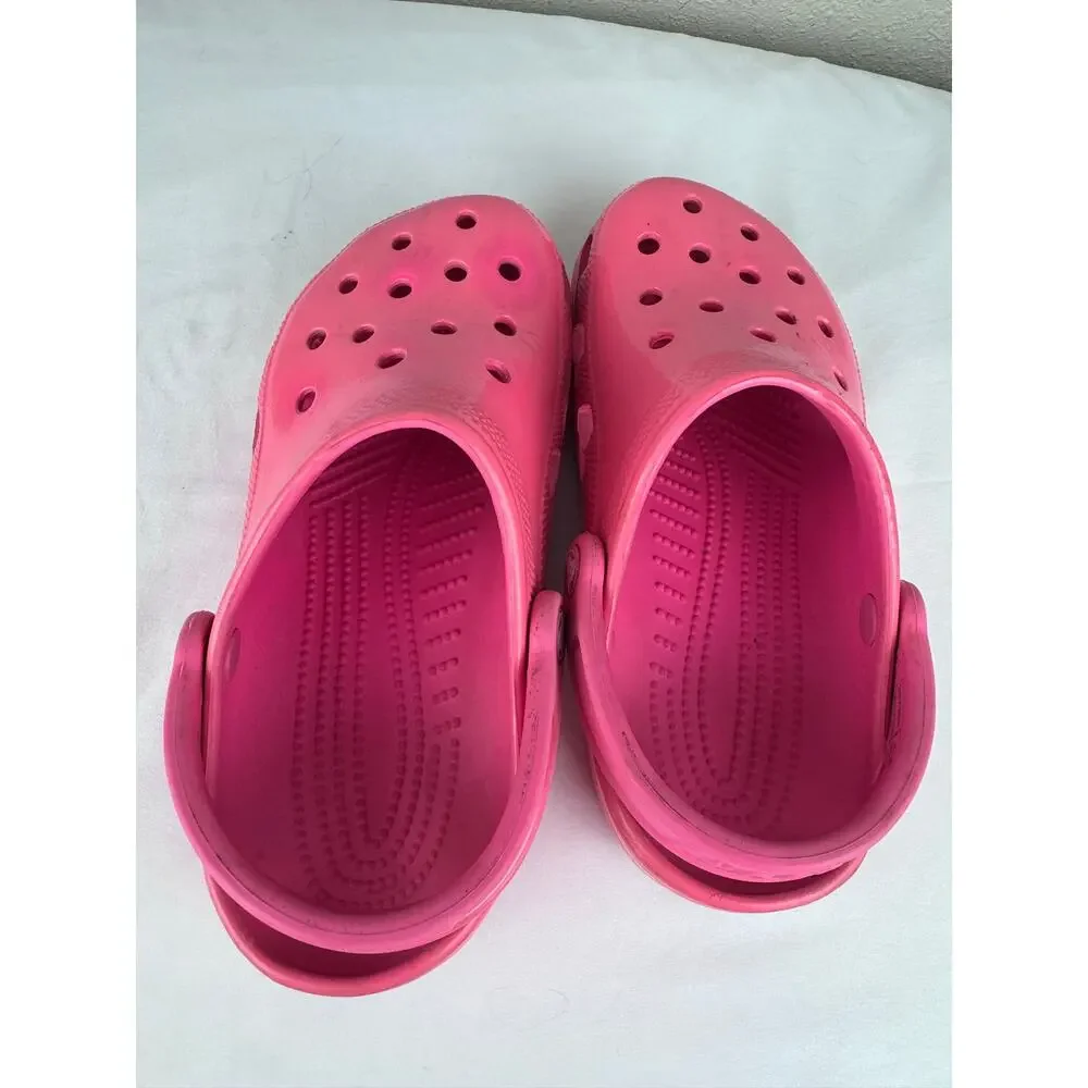 Crocs Pink Glossy Junior size 5
