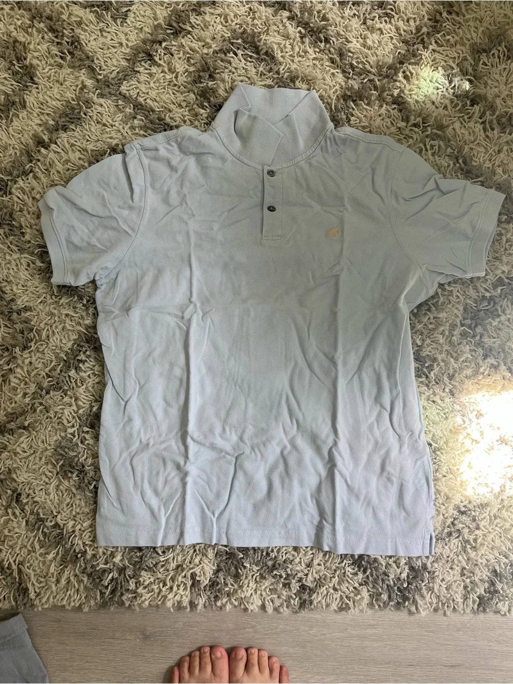 Banana Republic Pale Blue Polo Shirt