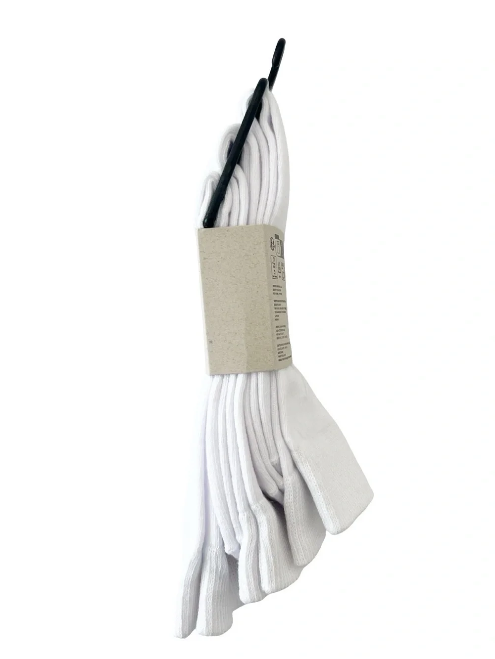 Allsaints 3 Pairs Crew Socks White Shoe Size 7-13 NIB