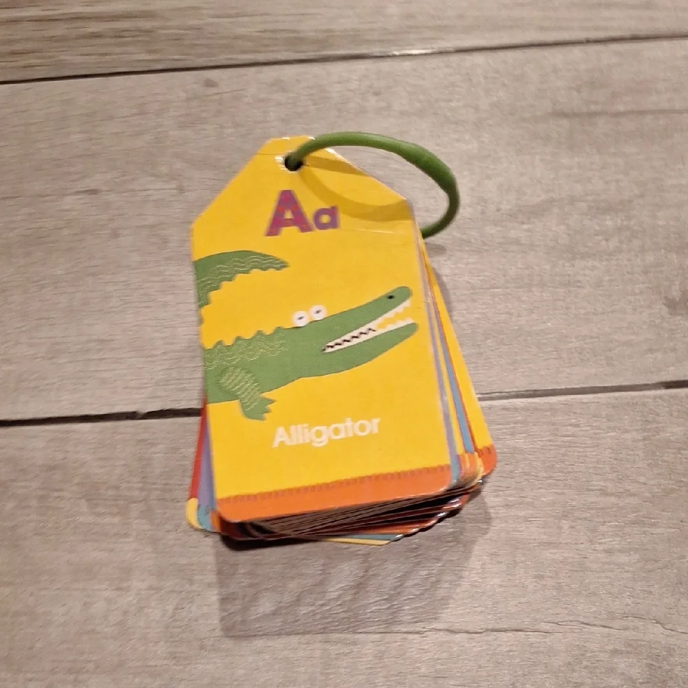 🍦Alphabet Flash Cards with Ring