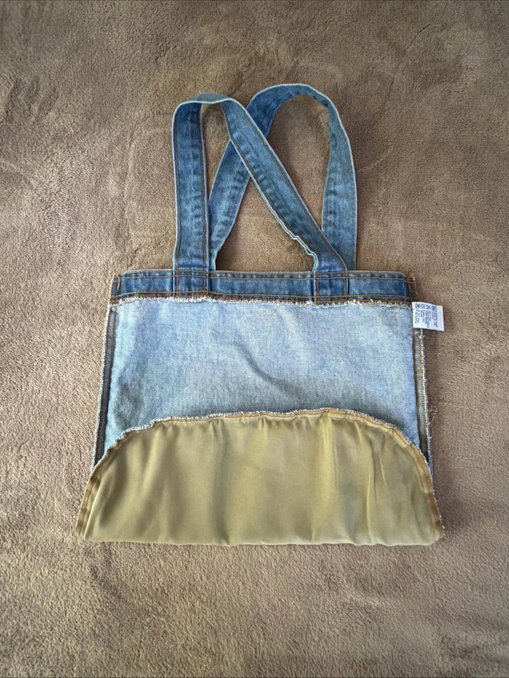 Active USA Denim Tote Bag - Blue