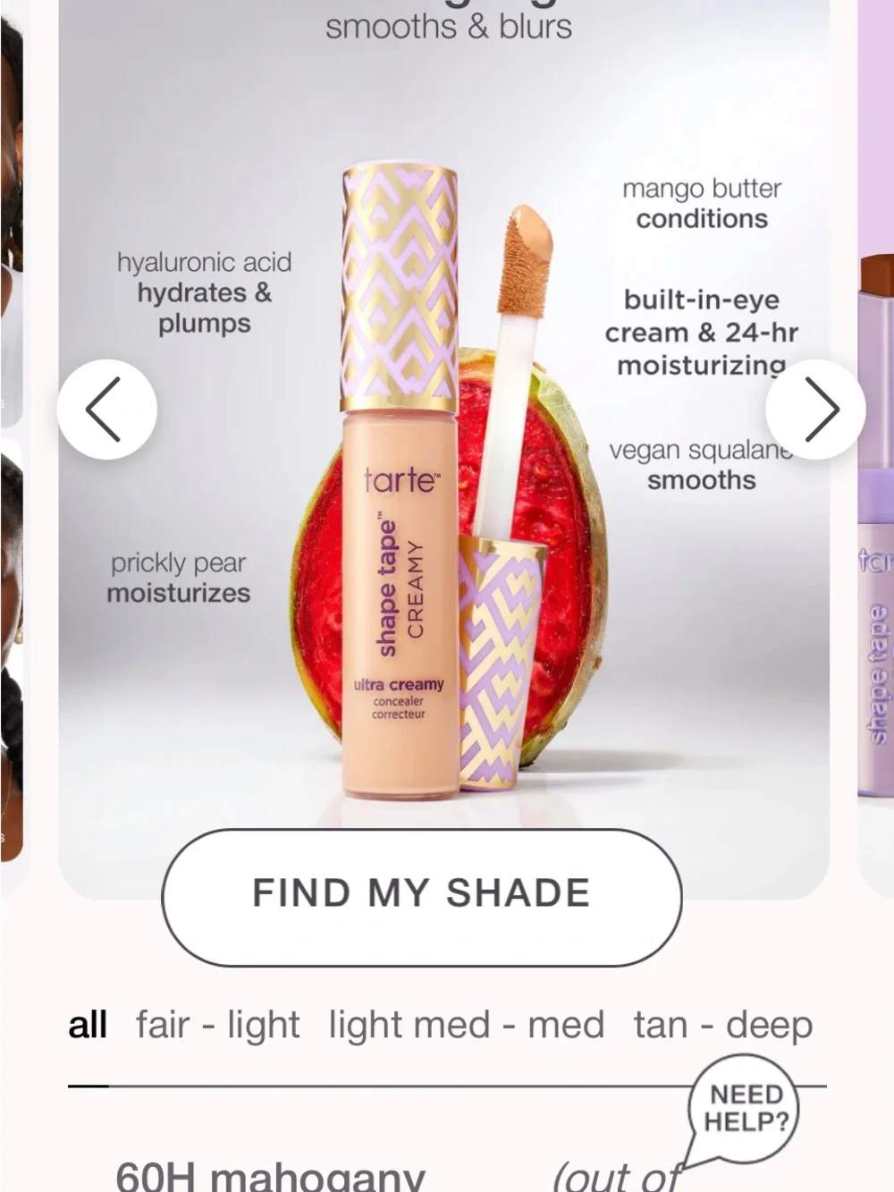 tarte Shape Tape Creamy Concealer - 63  H  Espresso honey,