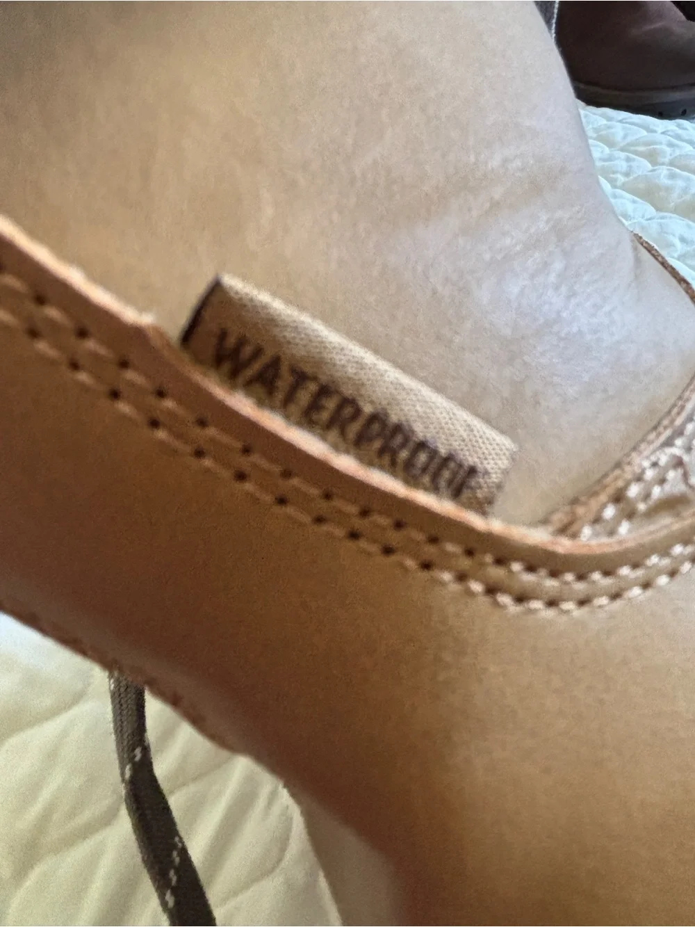 JBU Women's Brown, Blue & Cream Waterproof Winter Boots