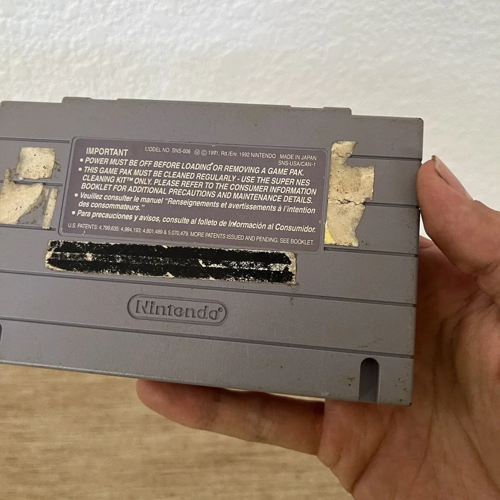 The Incredible Hulk Super Nintendo SNES Cartridge Only Working Tested!