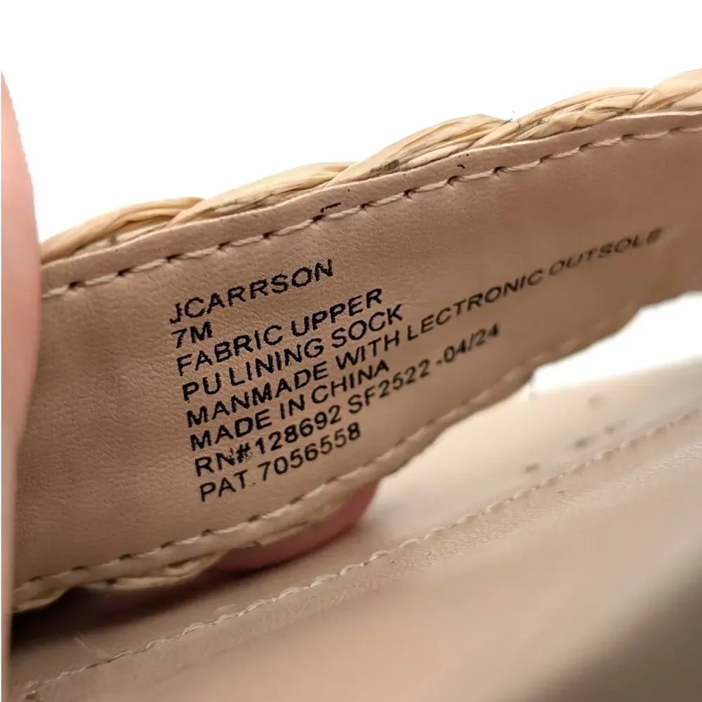 Steve Madden Carrson Ankle Strap Sandals Girls' Natural Size US7M
