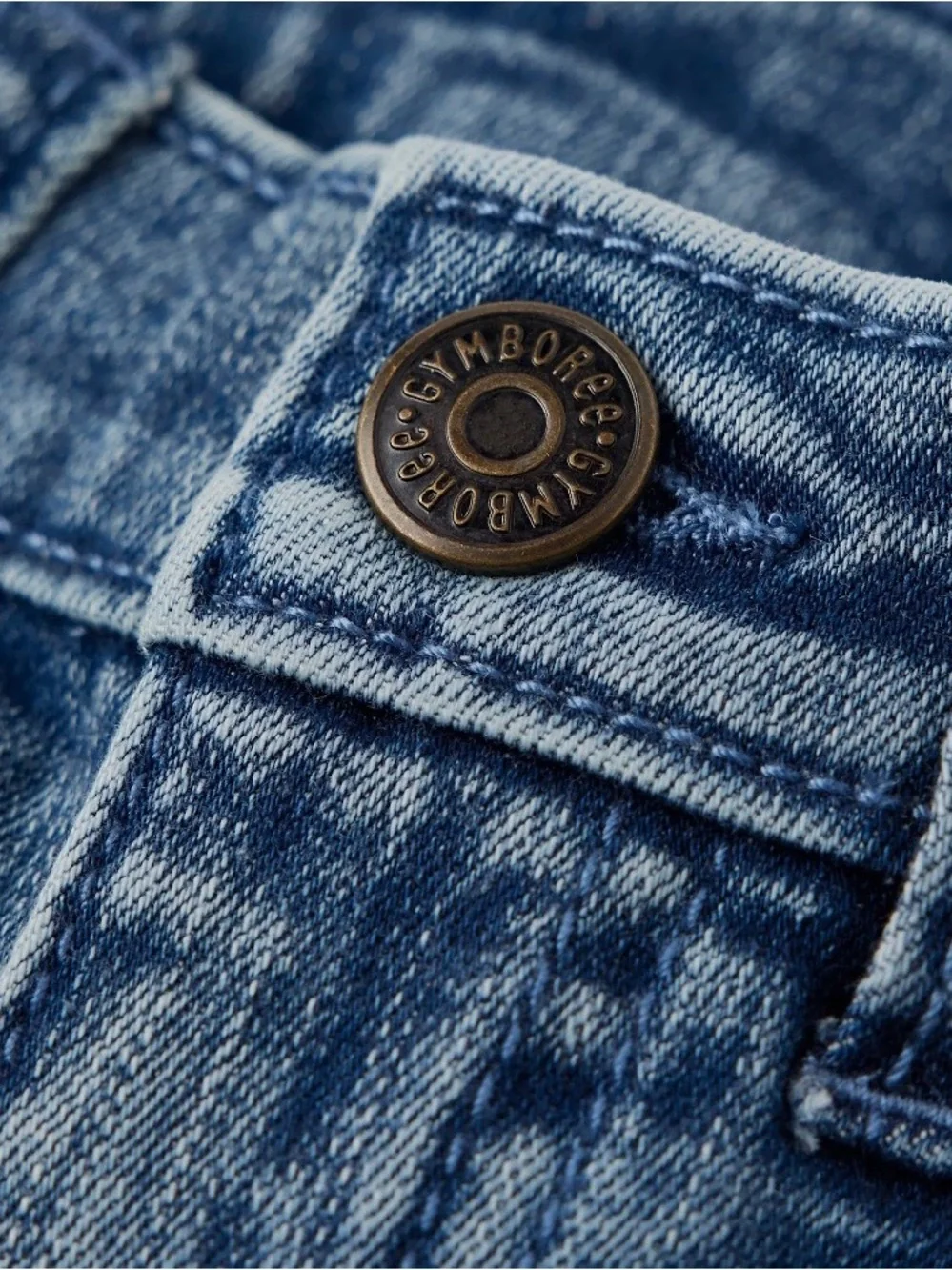Gymboree Girls 5-Pocket Slim Medium Wash Jeans Size 5T