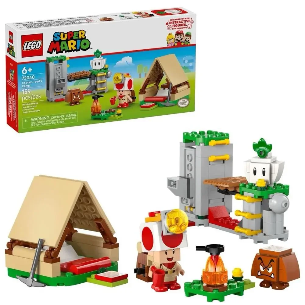 LEGO Super Mario Captain Toads Camp 72040 Building Set 159 Pieces