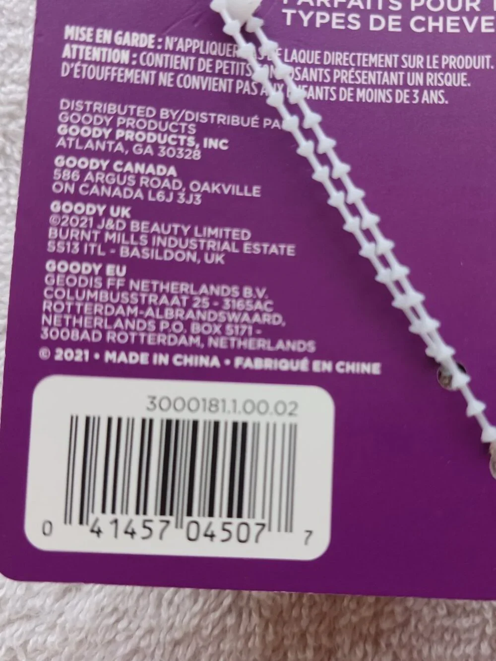 Goody products look