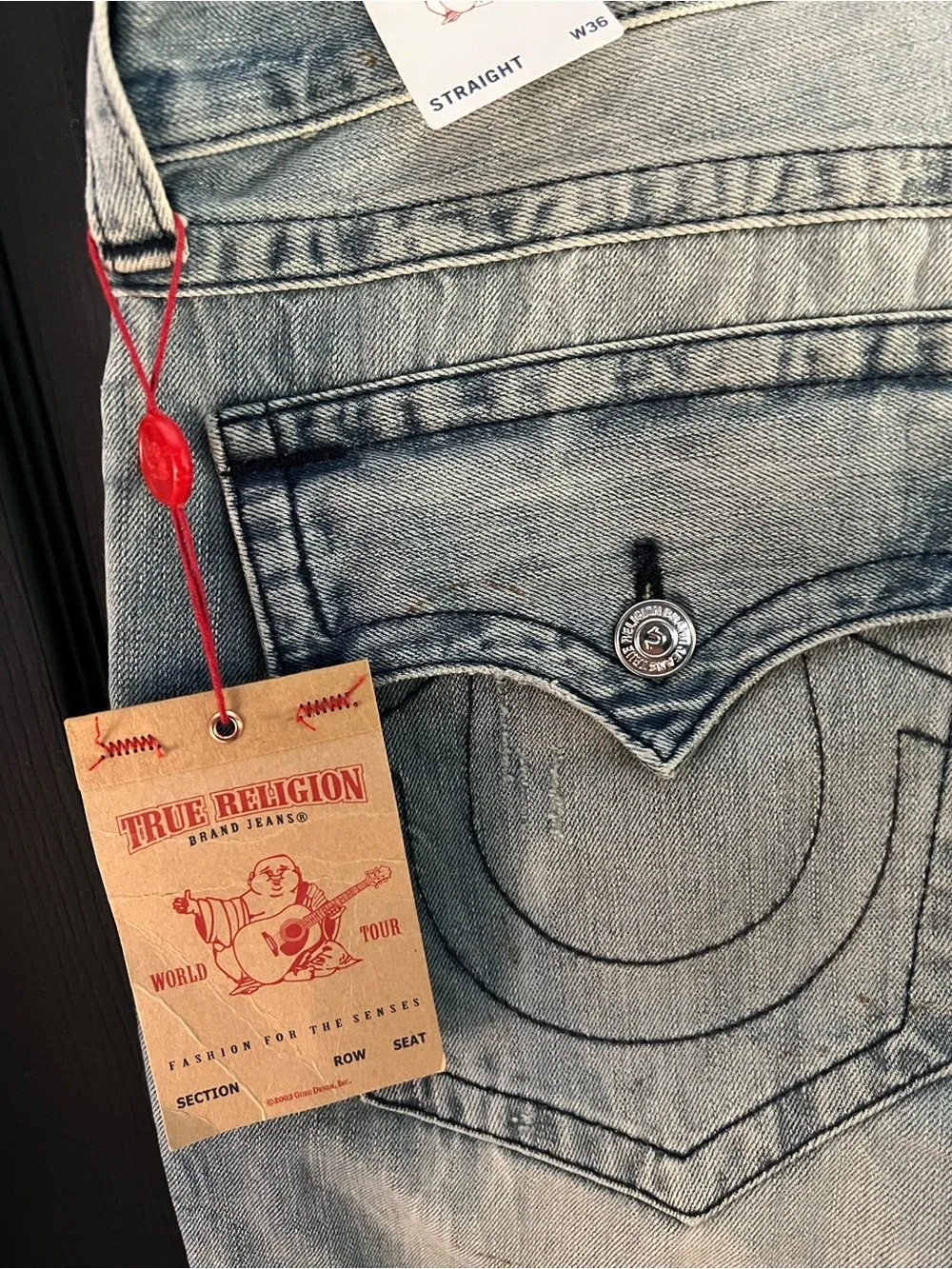 True Religion Light Blue Men’s Straight Jeans