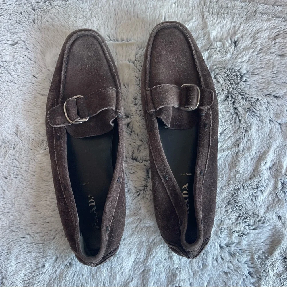 Prada loafers rich