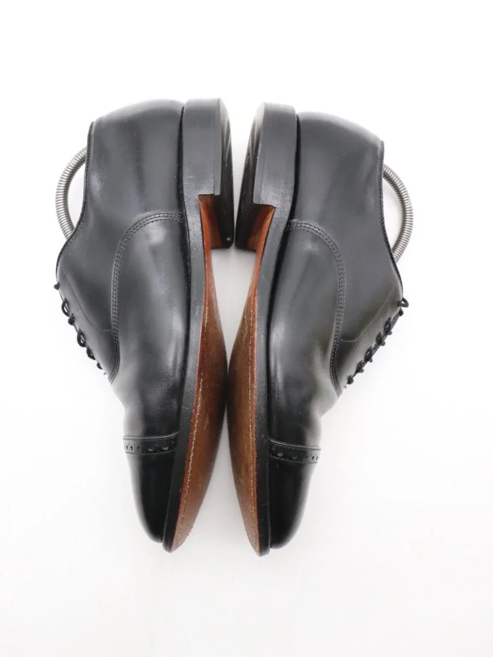 Allen Edmonds Byron Mens 7.5 EEE Black Leather Cap Toe Oxford Dress USA