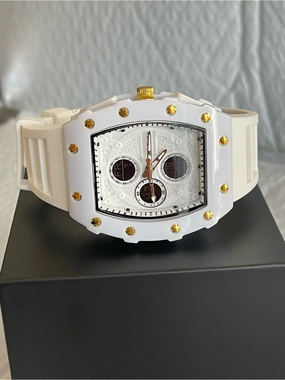 Activa X Invicta Digital Essentials Men's Watch - 42.8mm, White new