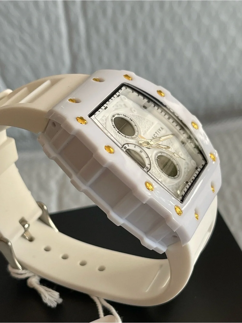 Activa X Invicta Digital Essentials Men's Watch - 42.8mm, White new