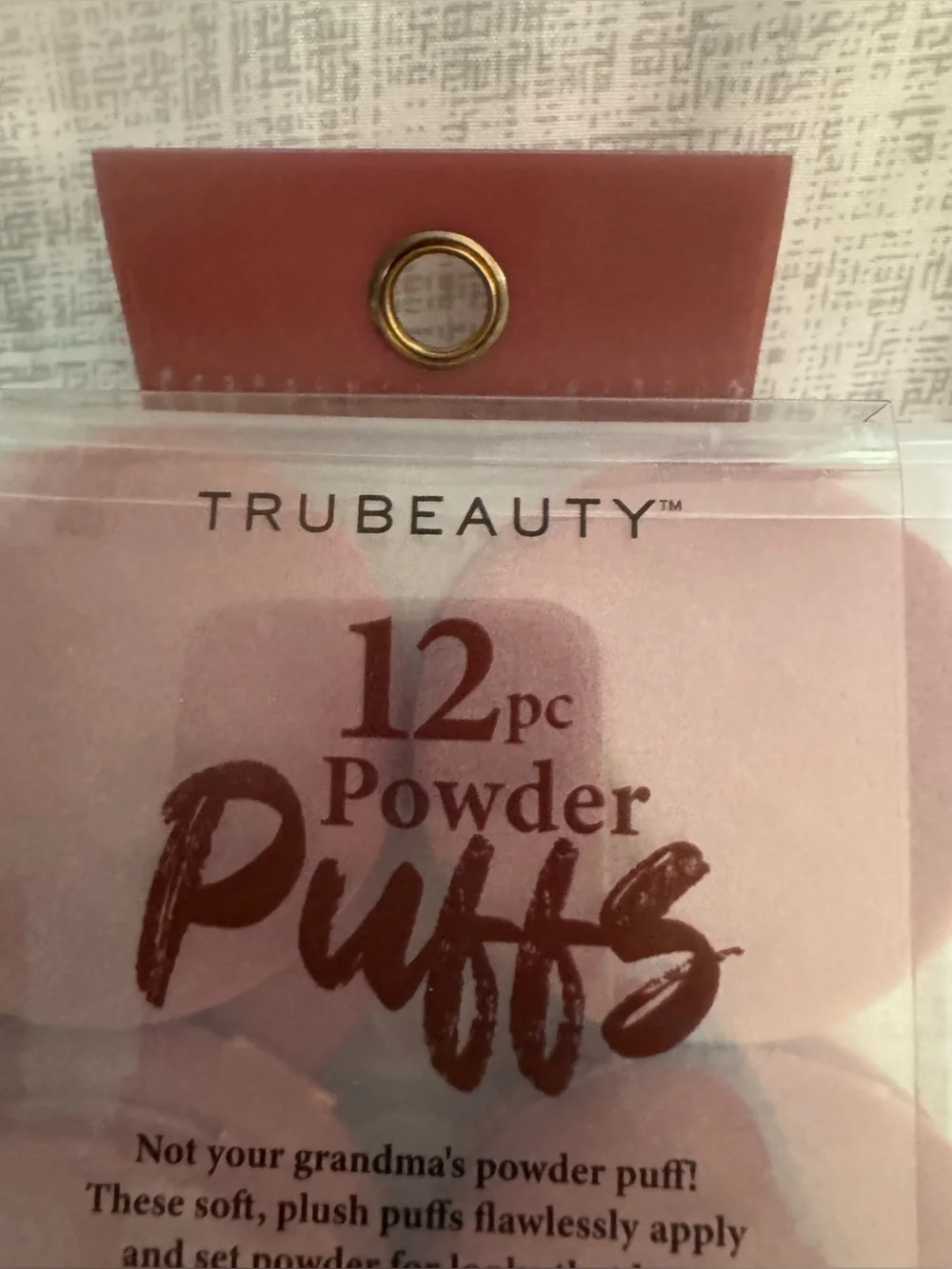 12pc Powder Puffs - Pink Reusable Makeup Sponges Case