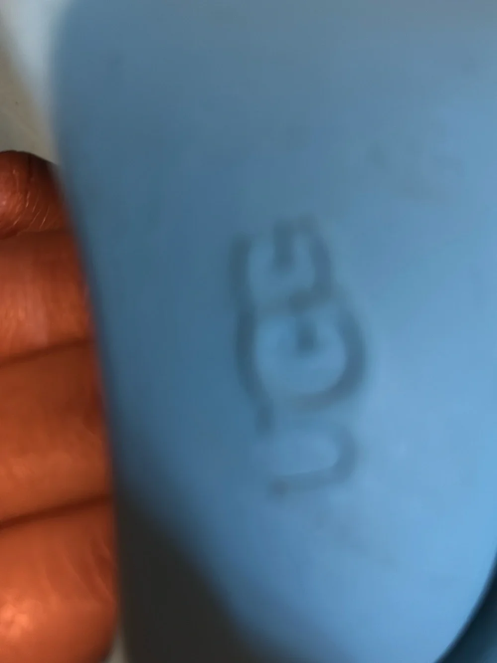 UGG Light Blue Logo Slide