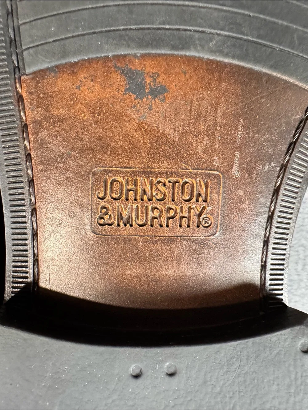 Johnston & Murphy polished cap