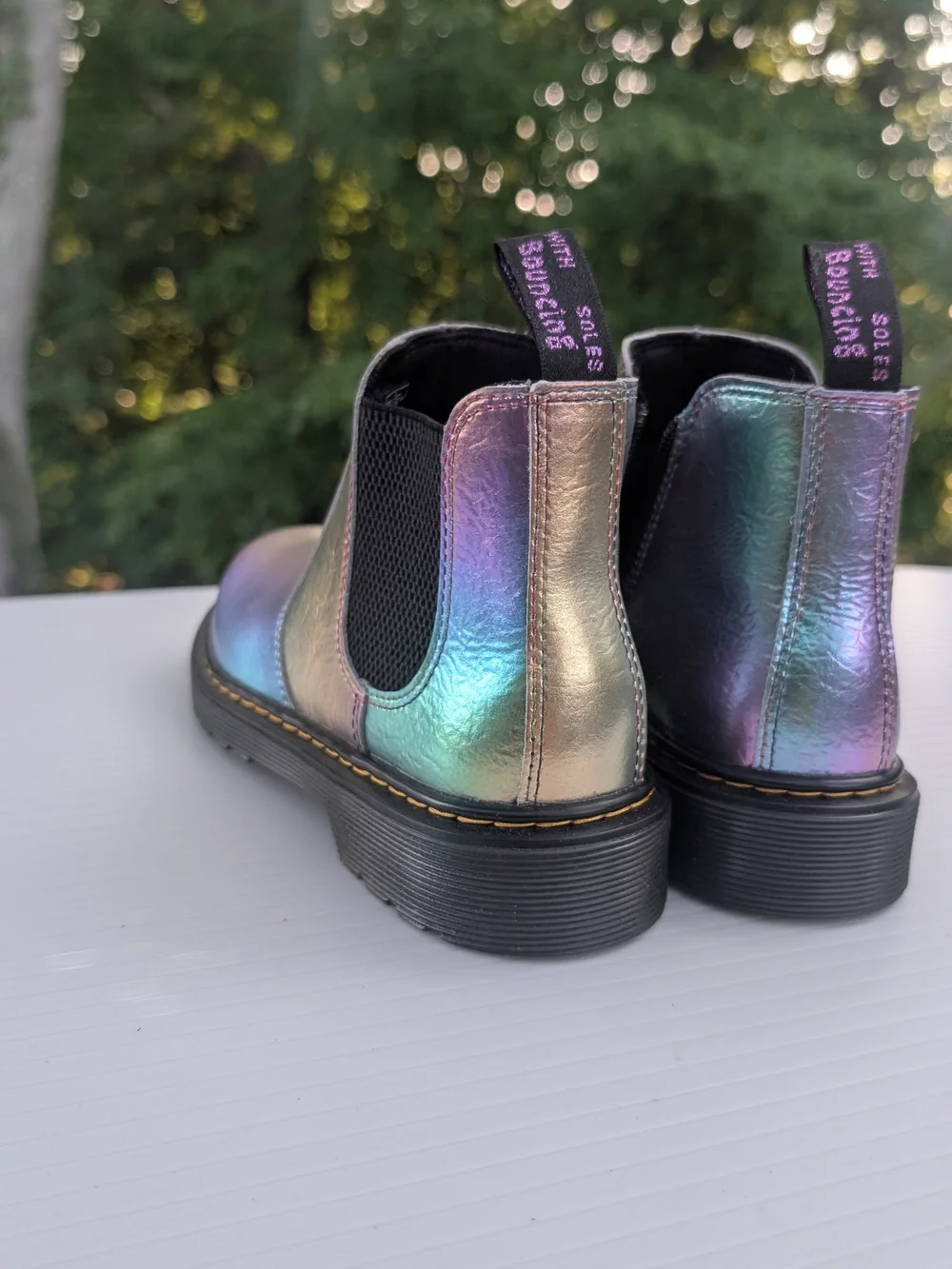 Dr. Martens iridescent chelsea