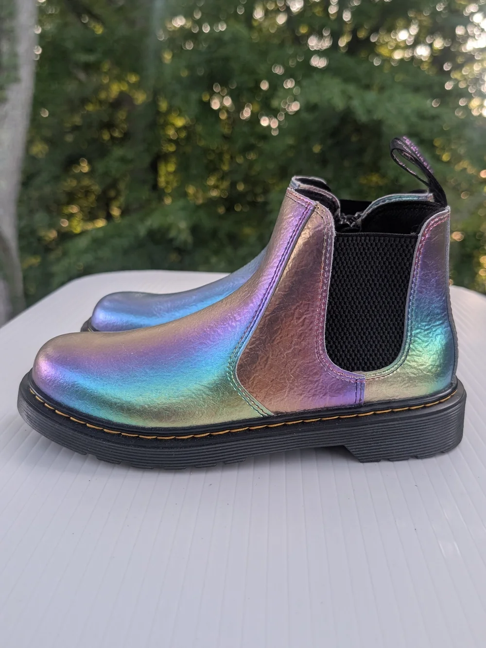Dr. Martens iridescent chelsea