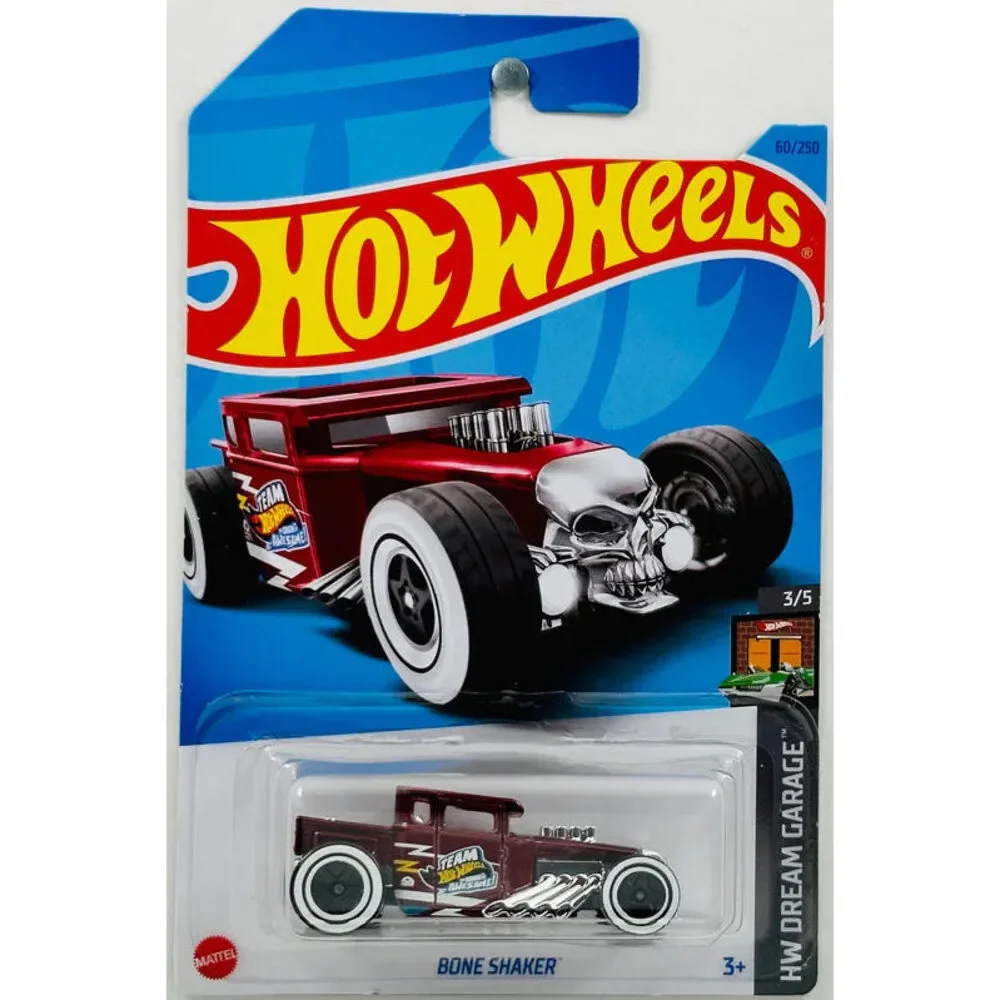 Hot Wheels Bone Shaker HW Dream Garage 3/5 60/250 Burgundy