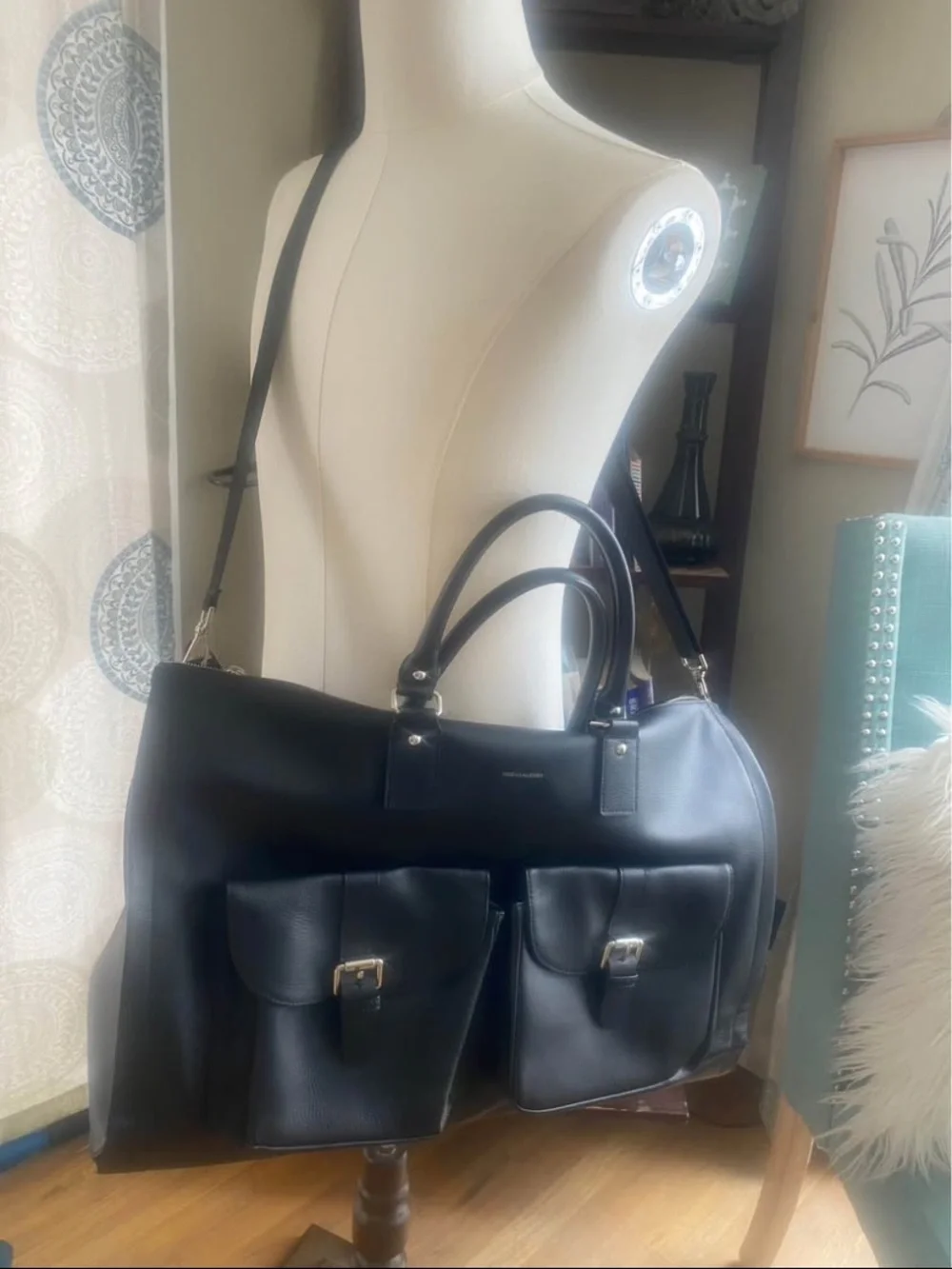 N/A pebbled calfskin