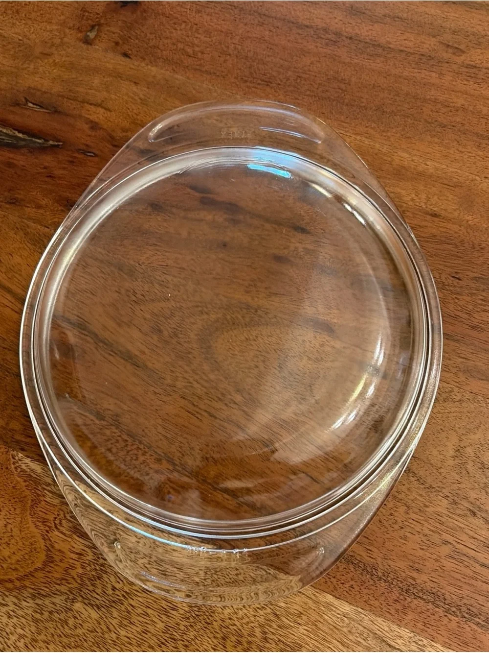 Vintage Pyrex 682-C-14 Clear Glass Casserole LID For 1 Quart Round Dish 6” Inner