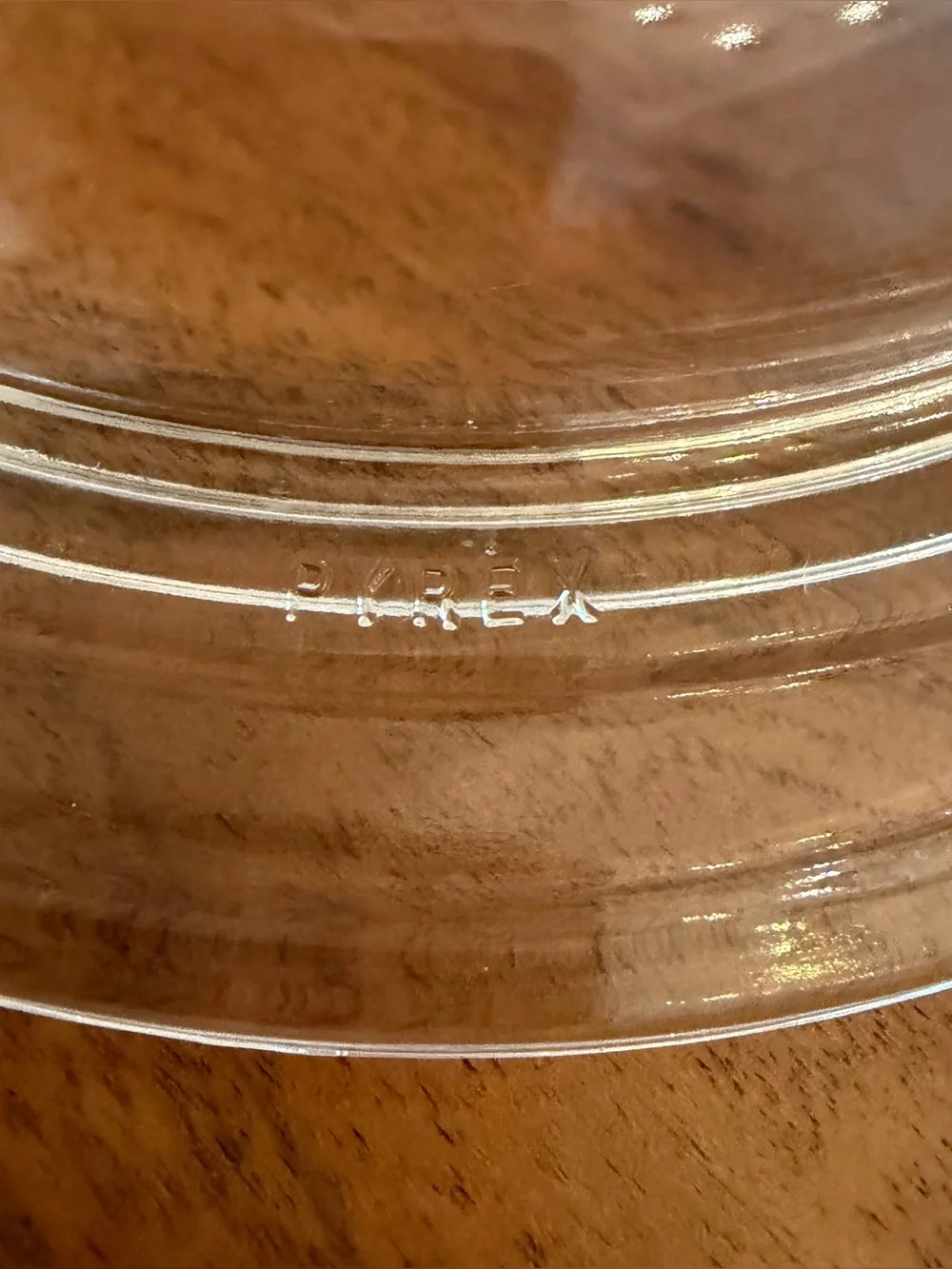 Vintage Pyrex 682-C-14 Clear Glass Casserole LID For 1 Quart Round Dish 6” Inner