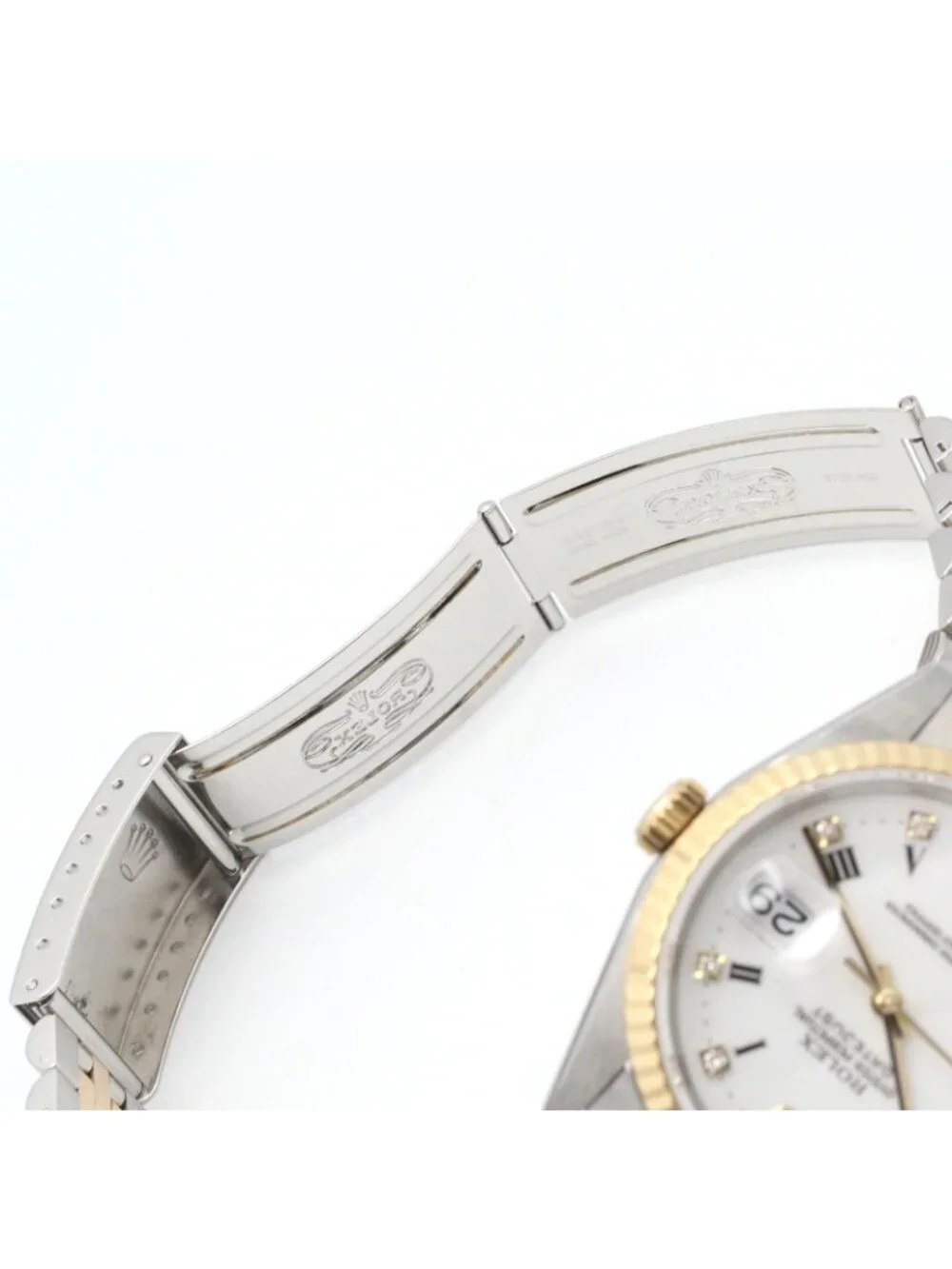 Rolex Datejust Diamond Number WH RO QP 18k Stainless Steel