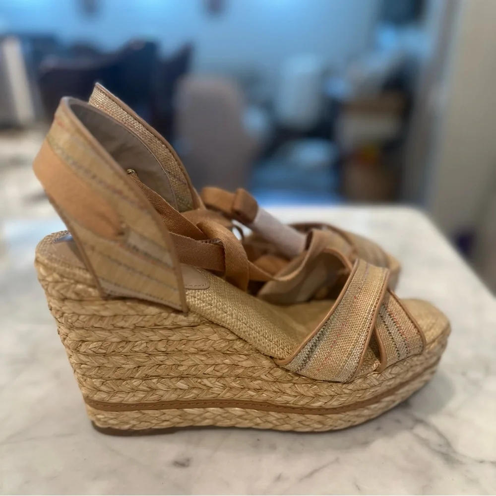 NWT Sam Edelman Vaughn Sandals in Natural- Size 10
