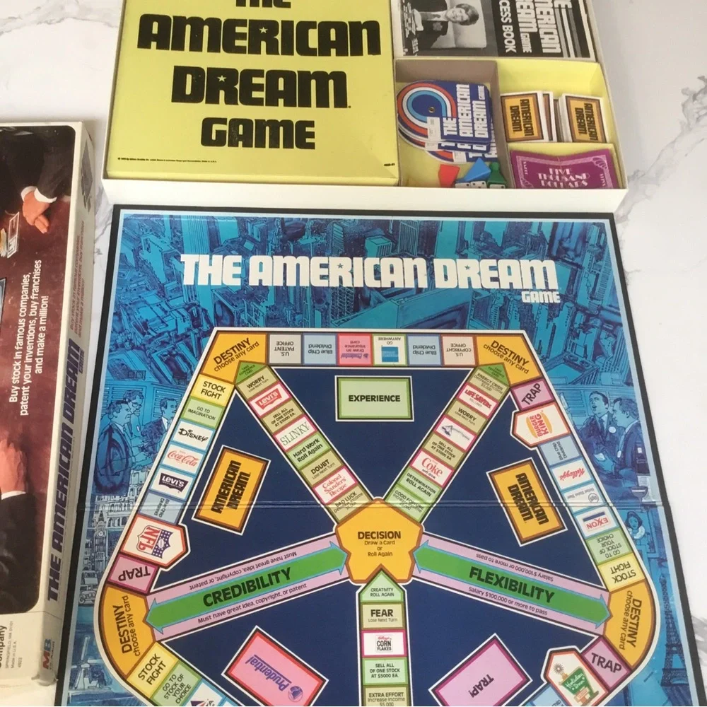 1979  Milton Bradley The American Dream Game Complete MB # 4922