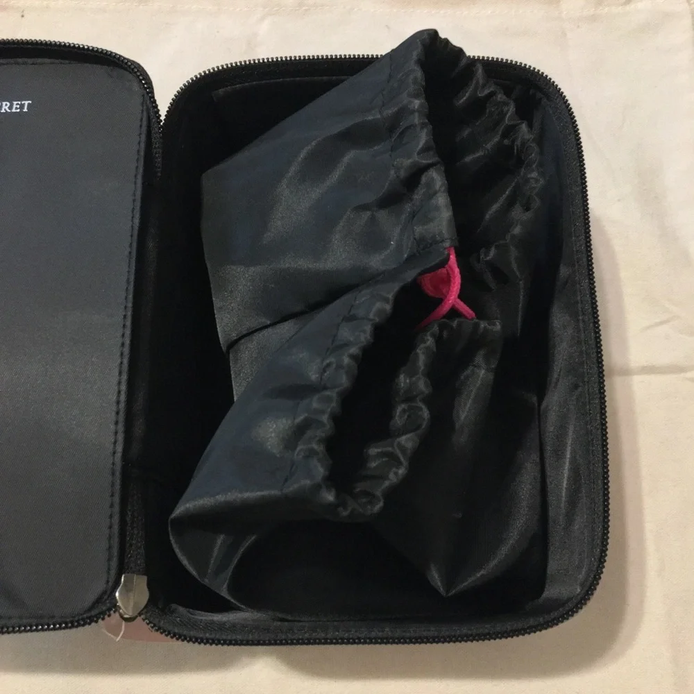 Victoria's Secret Stripe Cosmetic Bag