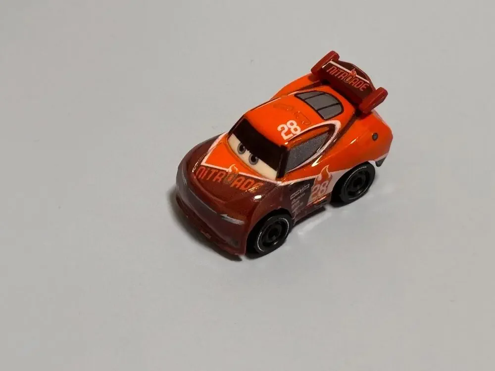 Disney Cars Mini Racers Tim Treadless Nitroade #28 Mattel