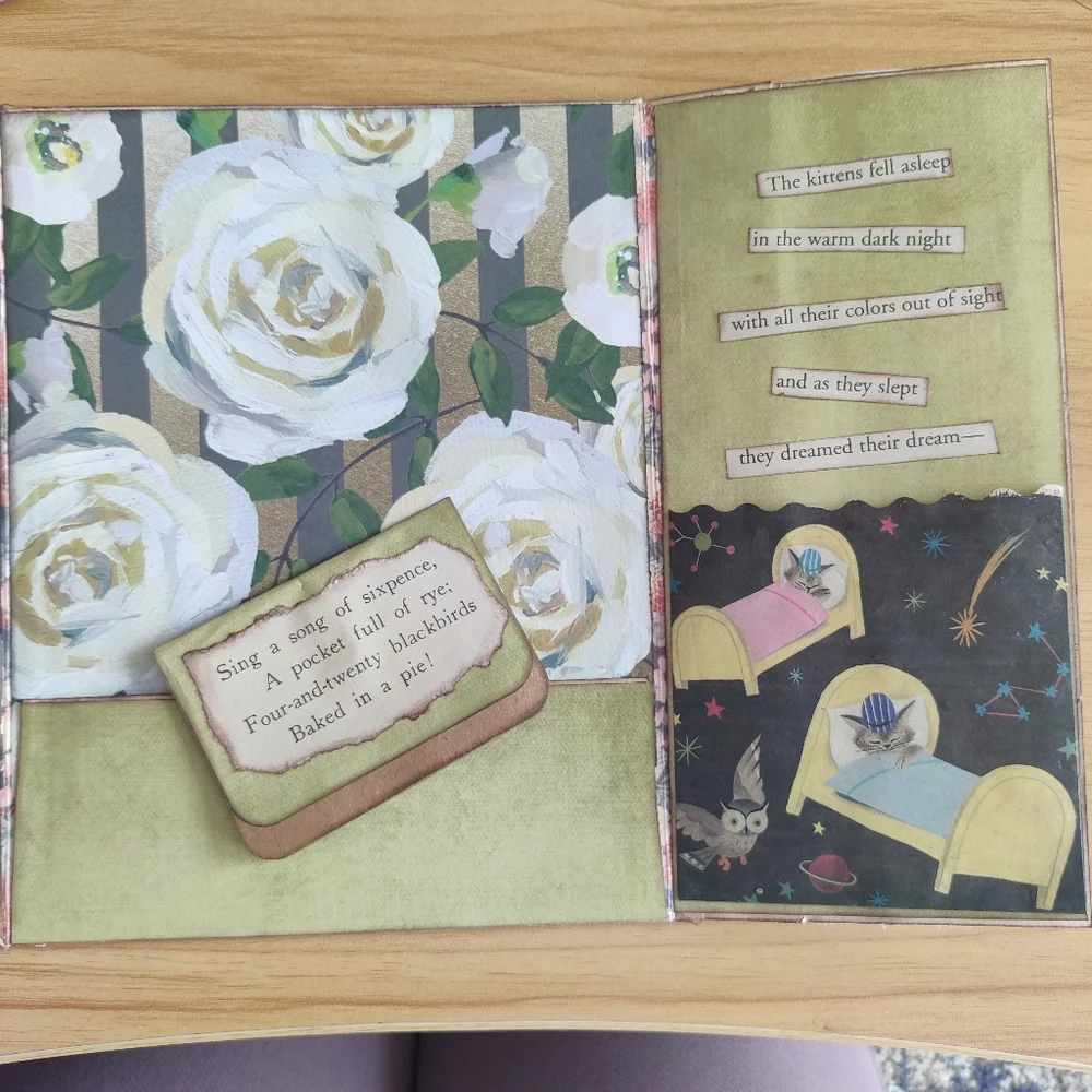 ​Vintage Storybook Junk Journal Folio  - Handmade Ephemera Kit