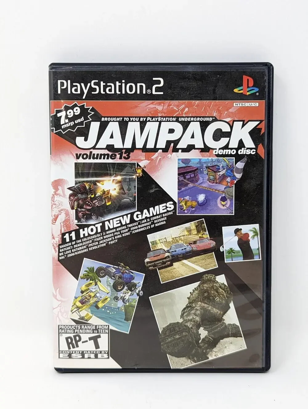 Jampack Demo Disc Volume 13 PlayStation 2 Game PS2 CIB Manual Tested PS2