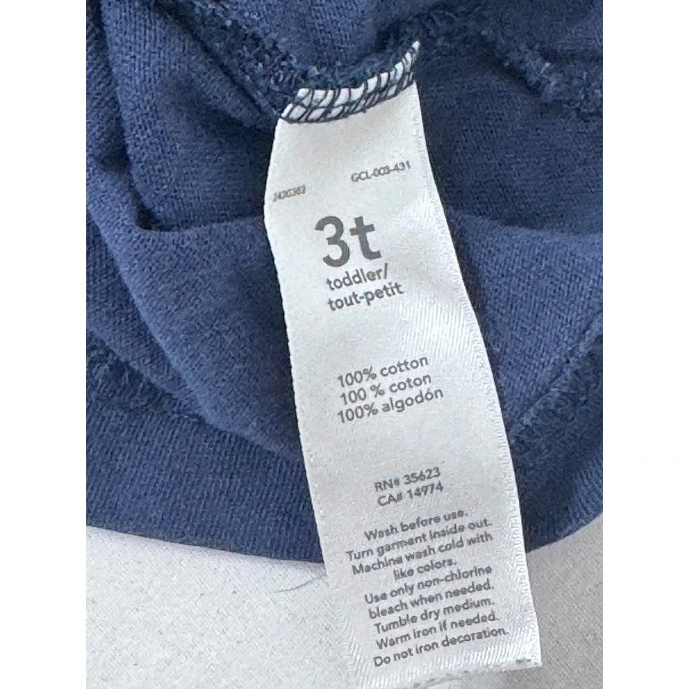 Carters Toddler Boys Girls Navy Blue Hanging With My Peeps Easter T-Shirt 3T