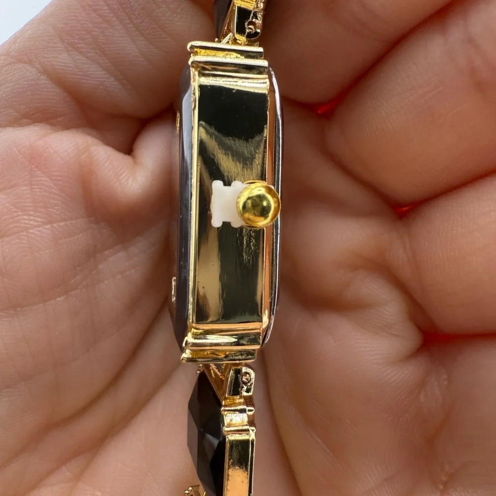 Classic Sophisticated Black and Gold Bracelet
