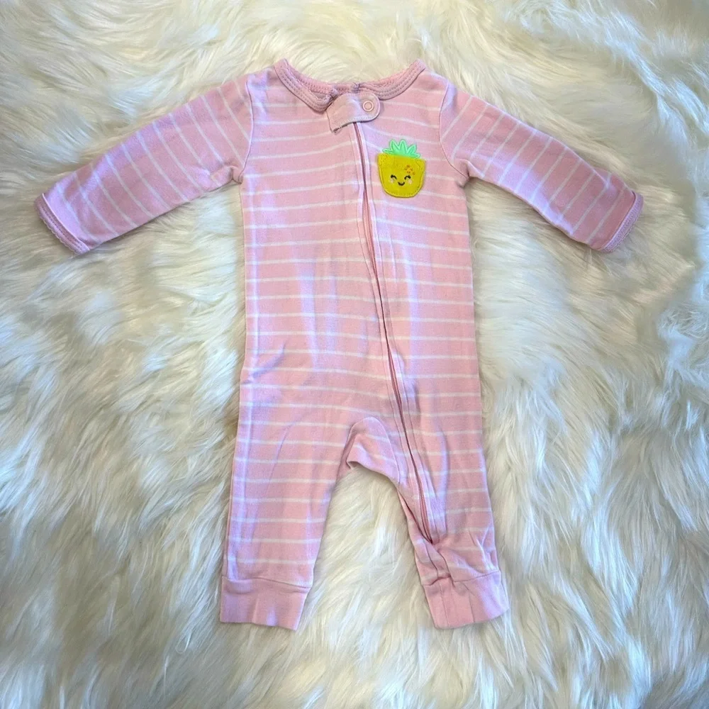 5/$30 Carter’s 3 Month Baby Girl Footies Sleep & Play