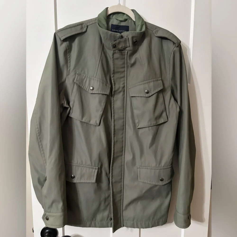 Banana Republic Men’s‎ Olive Green Utility Style Jacket, Size L
